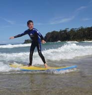 Kids surfing lessons